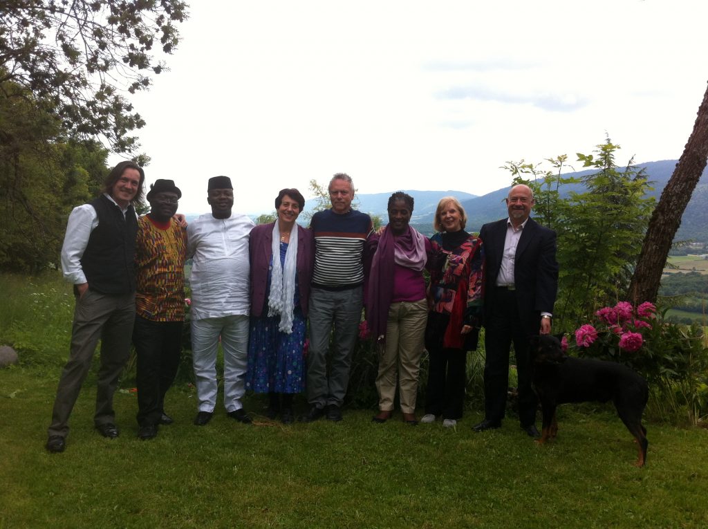 With a PhD Group from Nigeria, South Africa, UK, and Slovenia at Trans4m's "Home for Humanity" in France (2013)