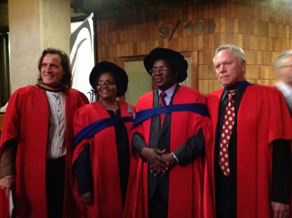 DA VINCI Graduation- with Liz Mamukwa & Passmore Matupire & Ronnie Lessem & Alexander Schieffer