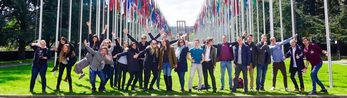 Integral Development Course 2016 of the University of St. Gallen - Closing Group Picture at the UN in Geneva