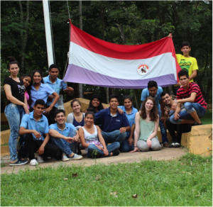 Arrived in Paraguay: With Students of Fundacion Paraguaya