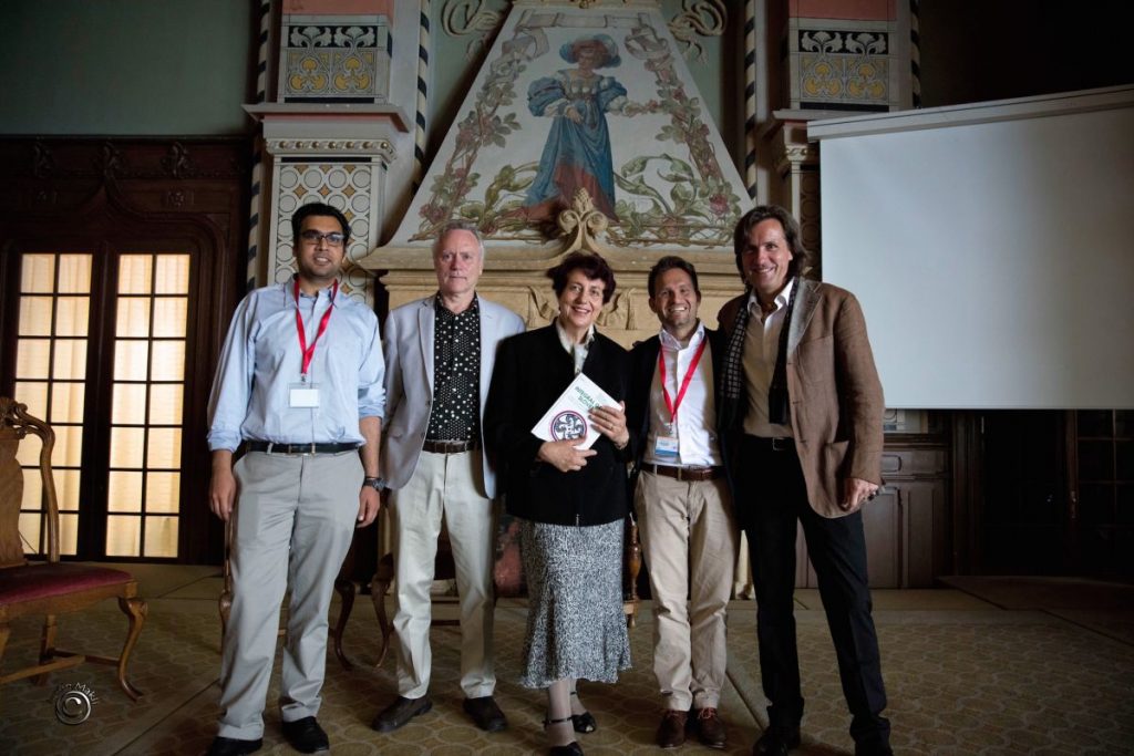 TIGE Caux Booklaunch Integral Green Slovenia 2016 07 07 Lauch Photo Piciga Lessem Schieffer with Organizers