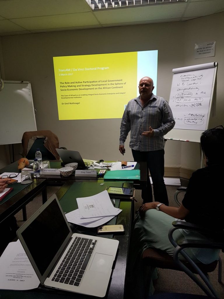 2017 03 04 PhD Module Johannesburg Cohort 4 Emil Nothnagel Presentation