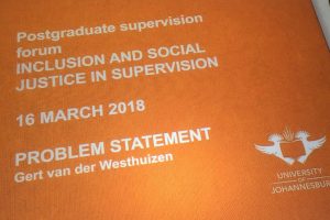 Inclusion and Social Justice in Postgraduate Supervision: Trans4m participates in first Postgraduate Supervision Forum at UJ in South Africa