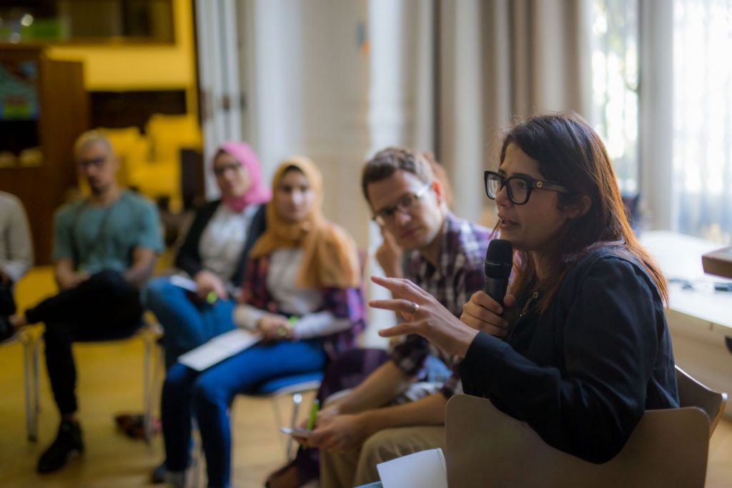 2018 06 08 Cairo Goethe Tahrir Lounge Workshop Mona Shahien Silvan Buechler