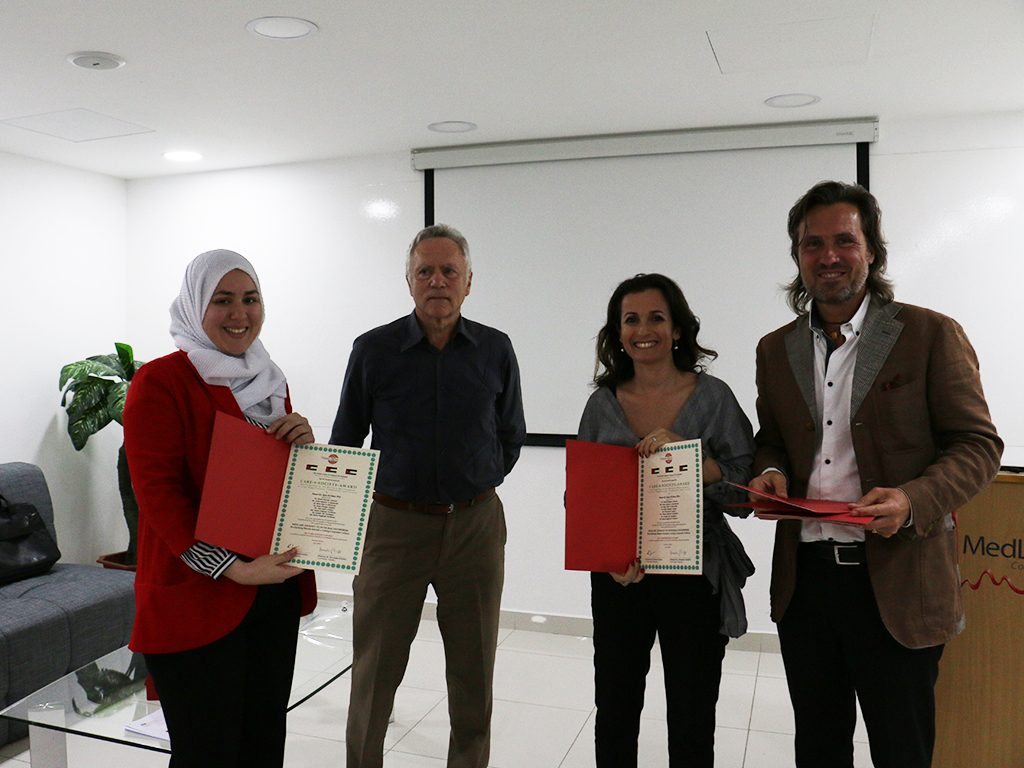 2018 06 26 Amman Manar Nimer Medlabs Community VIVA PHD Award Zeina Reem