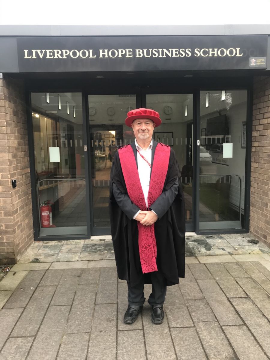 Tony Bradley Graduation Pic PhD Liverpool